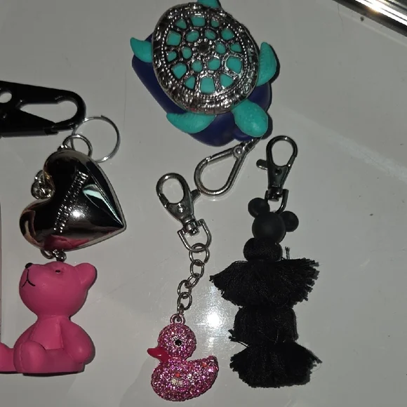 Steve Madden Pink and Black Keychain Set - Picture 4 of 5